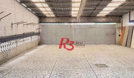 Galpão para alugar, 738 m² por R$ 15.700,00/mês - Centro - Santos/SP