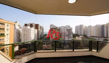 Apartamento, 400 m² - venda por R$ 3.500.000,00 ou aluguel por R$ 17.000,00/mês - Embaré - Santos/SP