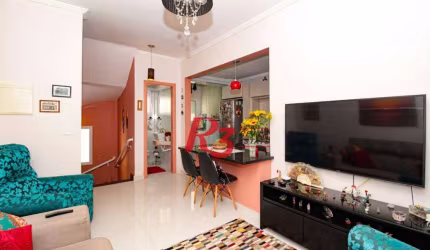 Casa com 2 dormitórios à venda, 100 m² por R$ 700.000,00 - Gonzaga - Santos/SP