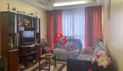 Apartamento com 2 dormitórios à venda, 89 m² por R$ 430.000,00 - Aparecida - Santos/SP