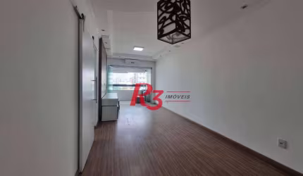 Apartamento, 103 m² - venda por R$ 695.000,00 ou aluguel por R$ 4.200,00/mês - Campo Grande - Santos/SP