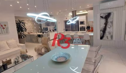 Apartamento Garden com 3 dormitórios à venda, 203 m² por R$ 3.180.000,00 - Gonzaga - Santos/SP