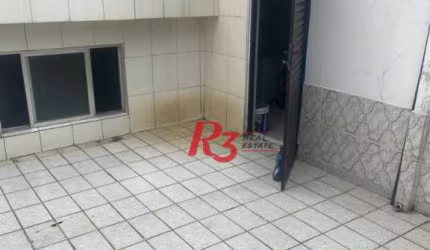 Sobrado com 3 dormitórios à venda, 128 m² por R$ 600.000,00 - Pompéia - Santos/SP