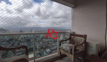 Apartamento para alugar, 47 m² por R$ 4.500,00/mês - Boqueirão - Santos/SP