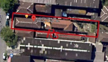 Terreno à venda, 350 m² por R$ 935.000,00 - Macuco - Santos/SP