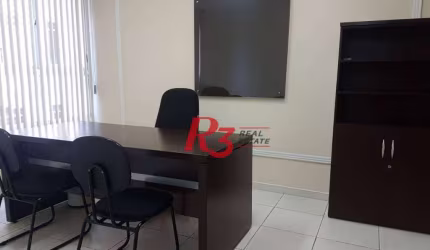 Sala à venda, 57 m² por R$ 270.000,00 - Centro - Santos/SP