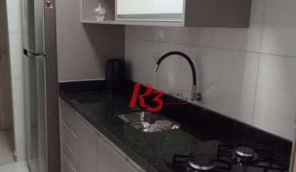 Apartamento à venda, 54 m² por R$ 265.000,00 - Chico de Paula - Santos/SP