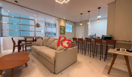 Apartamento com 2 dormitórios à venda, 110 m² por R$ 950.000,00 - Pompéia - Santos/SP