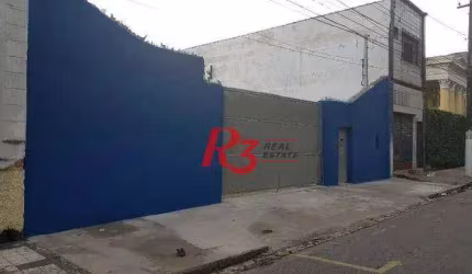 Terreno para alugar, 745 m² por R$ 7.740,00/mês - Vila Nova - Santos/SP
