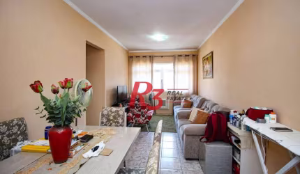 Apartamento com 2 dormitórios à venda, 80 m² por R$ 440.000,00 - Marapé - Santos/SP