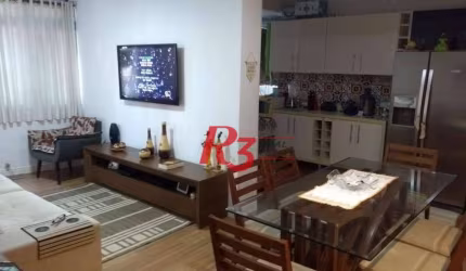 Apartamento à venda, 72 m² por R$ 469.000,00 - Embaré - Santos/SP