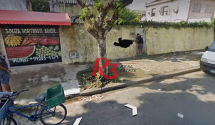 Terreno à venda, 528 m² por R$ 1.670.000,00 - Macuco - Santos/SP