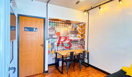 Apartamento com 1 dormitório para alugar, 43 m² por R$ 3.000,02/mês - Ponta da Praia - Santos/SP