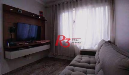 Casa com 3 dormitórios à venda, 87 m² por R$ 450.000,00 - Macuco - Santos/SP