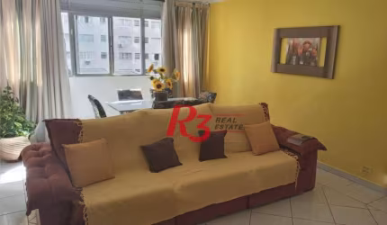 Apartamento, 107 m² - venda por R$ 1.280.000,00 ou aluguel por R$ 8.000,02/mês - Gonzaga - Santos/SP