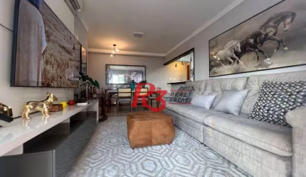 Apartamento com 2 dormitórios à venda, 97 m² por R$ 1.505.000,00 - Gonzaga - Santos/SP