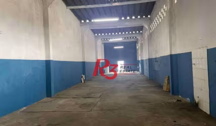 Galpão, 255 m² - venda por R$ 2.000.000,00 ou aluguel por R$ 10.881,00/mês - Estuário - Santos/SP