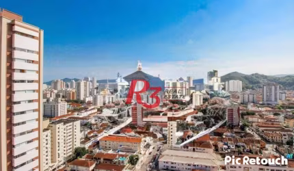 Apartamento com 1 dormitório à venda, 40 m² por R$ 590.000,00 - Campo Grande - Santos/SP