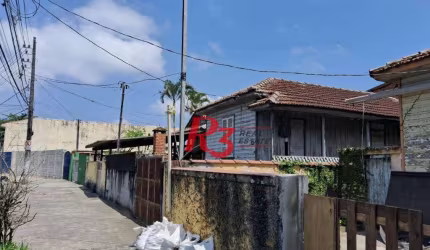 Terreno à venda, 232 m² por R$ 615.000,00 - Estuário - Santos/SP