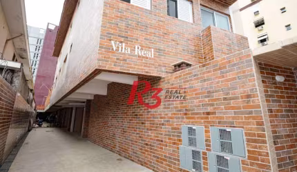 Sobrado com 2 dormitórios à venda, 103 m² por R$ 690.000 - Campo Grande - Santos/SP
