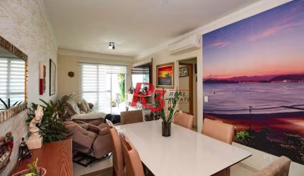 Apartamento à venda, 134 m² por R$ 2.500.000,00 - Gonzaga - Santos/SP