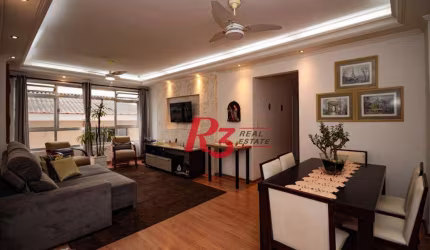 Apartamento à venda, 109 m² por R$ 628.000,00 - José Menino - Santos/SP