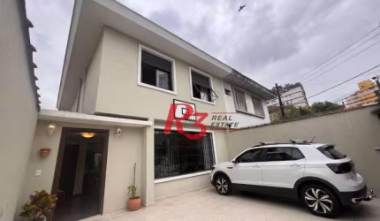 Sobrado à venda, 169 m² por R$ 1.490.000,00 - Boqueirão - Santos/SP