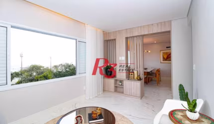 Apartamento, 130 m² - venda por R$ 999.999,00 ou aluguel por R$ 8.520,00/mês - Gonzaga - Santos/SP
