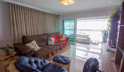 Apartamento  com 3 dormitórios c 3 suites Gonzaga - Santos