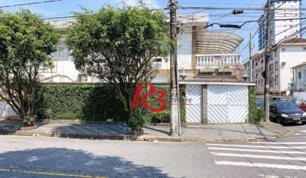 Sobrado, 276 m² - venda por R$ 2.300.000,00 ou aluguel por R$ 12.000,00/mês - Aparecida - Santos/SP