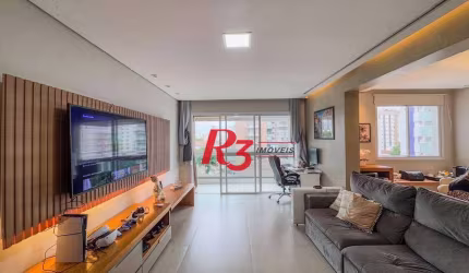 Apartamento com 2 dormitórios à venda, 101 m² por R$ 1.175.000,00 - Aparecida - Santos/SP