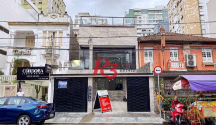 Sobrado com 3 dormitórios à venda, 300 m² por R$ 2.190.000,00 - Embaré - Santos/SP