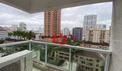 Apartamento com 1 dormitório com Lazer, 47 m² por R$ 660.000 - Boqueirão - Santos/SP