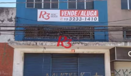 Prédio, 555 m² - venda por R$ 1.750.000,00 ou aluguel por R$ 10.000,00/mês - Valongo - Santos/SP