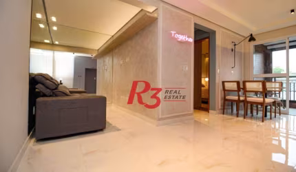 Apartamento à venda, 41 m² por R$ 485.480,00 - Aparecida - Santos/SP