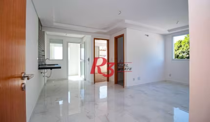 Apartamento com 1 dormitório à venda, 46 m² por R$ 373.120,00 - Aparecida - Santos/SP