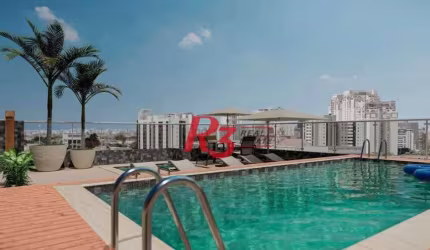 Apartamento com 2 dormitórios à venda, 55 m² - Campo Grande - Santos/SP