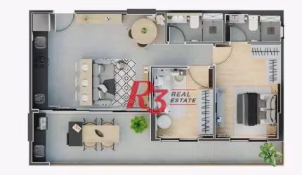 Apartamento à venda, 65 m² por R$ 857.000,00 - Ponta da Praia - Santos/SP