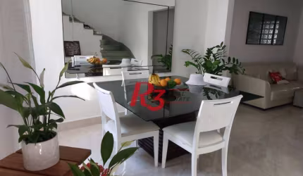 Sobrado com 3 dormitórios à venda, 200 m² por R$ 2.150.000,00 - Embaré - Santos/SP