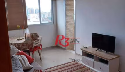 Apartamento com 1 dormitório à venda, 51 m² por R$ 580.000,00 - Vila Belmiro - Santos/SP