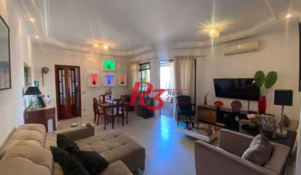 Apartamento à venda, 159 m² por R$ 1.190.000,00 - Gonzaga - Santos/SP