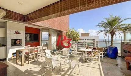 Cobertura à venda, 168 m² por R$ 2.200.000,00 - Pompéia - Santos/SP