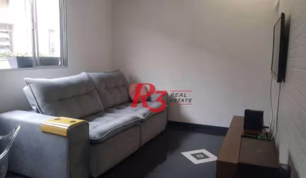 Apartamento à venda, 76 m² por R$ 415.000,00 - Gonzaga - Santos/SP