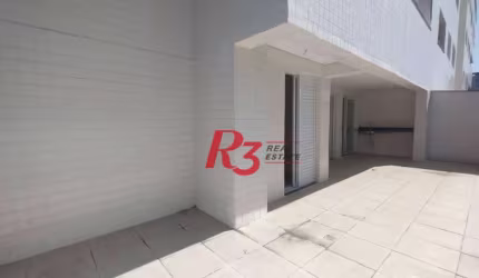 Apartamento Garden à venda, 100 m² por R$ 580.000,00 - Macuco - Santos/SP