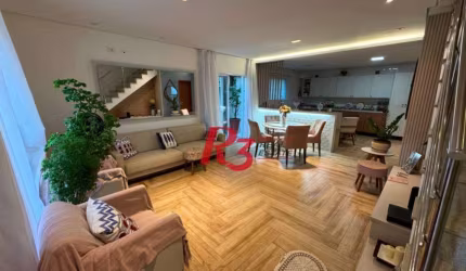 Sobrado à venda, 192 m² por R$ 2.400.000,00 - Aparecida - Santos/SP