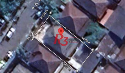 Terreno à venda, 250 m² por R$ 520.000,00 - Rádio Club - Santos/SP