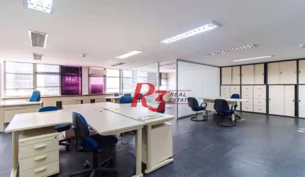 Sala para alugar, 221 m² por R$ 7.830,00/mês - Centro - Santos/SP