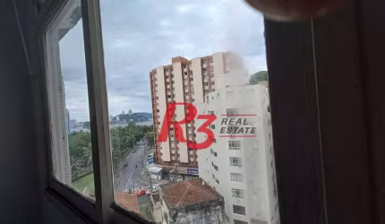 Apartamento amplo de 1 quarto à venda no Centro de São Vicente.