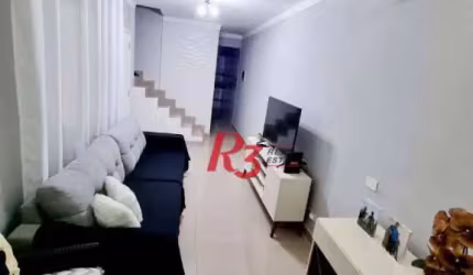 Sobrado à venda, 90 m² por R$ 360.000,00 - Caneleira - Santos/SP