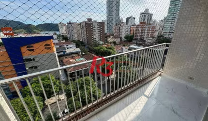 Apartamento com 3 dormitórios para alugar, 120 m² por R$ 6.500,00/mês - Ponta da Praia - Santos/SP